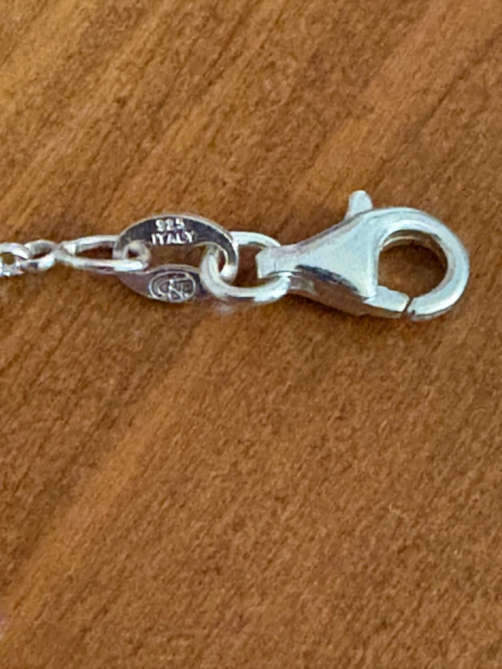 22" x 2mm Sterling Silver Rolo Chain, Marked .925 ITALY, 3.50 grams, Excellent - Picture 5 of 5